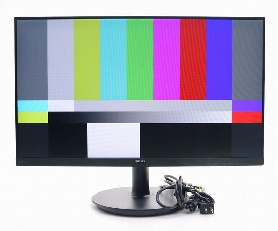 【並品】PHILIPS 241V8/11 23.8インチ非光沢IPSパネル フルHD 1920x1080ドット HDMI/アナログRGB入力 中古