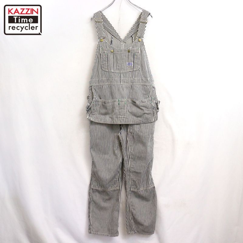ヴィンテージ オーバーオール 70s エプロン付 ヒッコリー ダブルニー USA 70s vintage BIG SMITH エプロン付き ダブルニー ヒッコリー