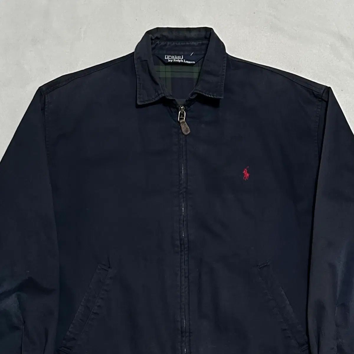 95 POLO RALPH LAUREN ポロラルフローレン ネイビー スイングトップ ジャケット