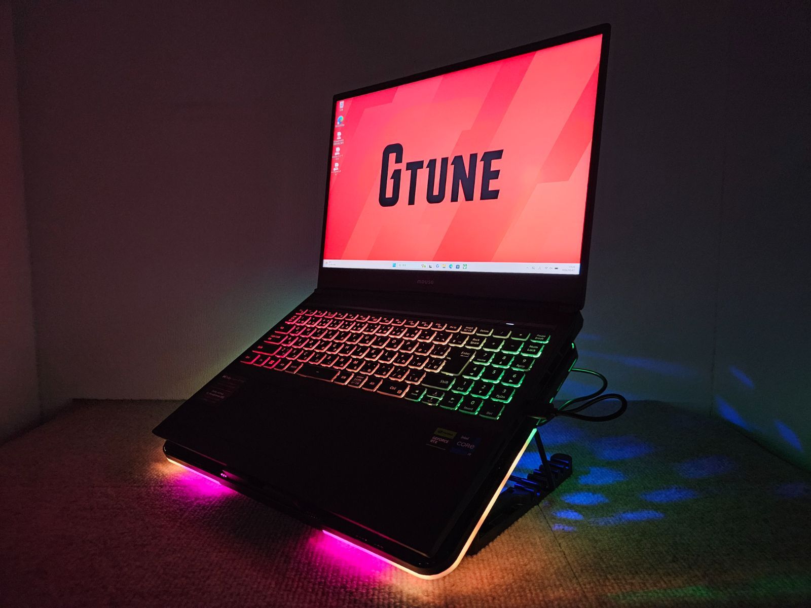 RTX4080搭載 ハイエンドゲーミングノートmouse G-tune Intel Core i9 