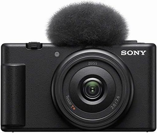 ソニー/Vlog用カメラ/VLOGCAM/デジタルカメラ/動画/自撮り/ZV-1F/ボディ/ウィンドスクリーン付属/20mmF2.0単焦点レンズ/ブラック/ZV-1FB