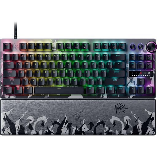 8000Hz対応ラピッドトリガーRazerレイザーHuntsmanV3ProTenkeyless8KHzNiKoEdition調整可能なアクチュエーション搭載のアナログゲーミングキーボードオプティカルスイッチSnap