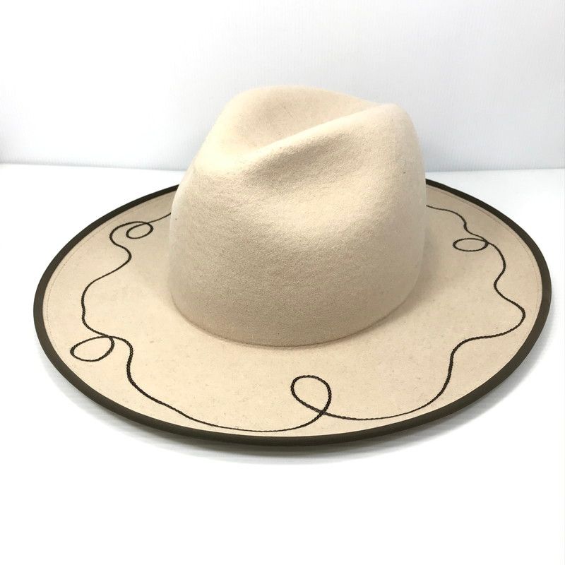 【中古美品】 INDIETRO ASSOCIATION インディエトロ アソシエーション IA LONG BRIM HAT 1A-25-133 ロング ブリム ハット 帽子 【185-260507-na-09-tag】