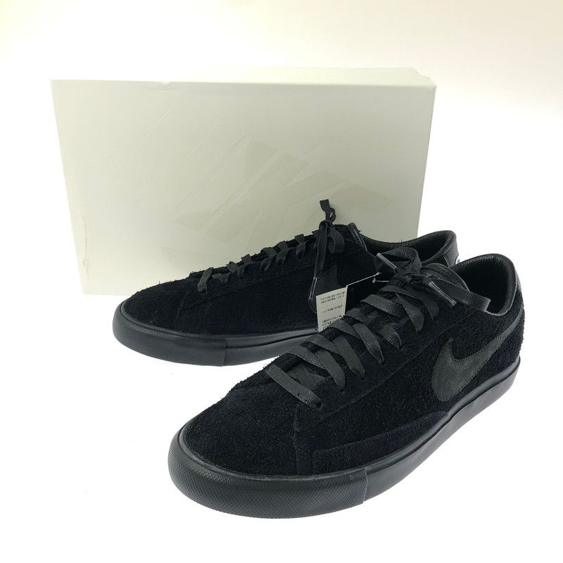 【中古美品】 NIKE SB ナイキエスビー × COMME DES GARCONS コムデギャルソン BLAZER LOW 633699-009 ブレザー ロー スニーカー 靴 【160-260507-na-13-tag】
