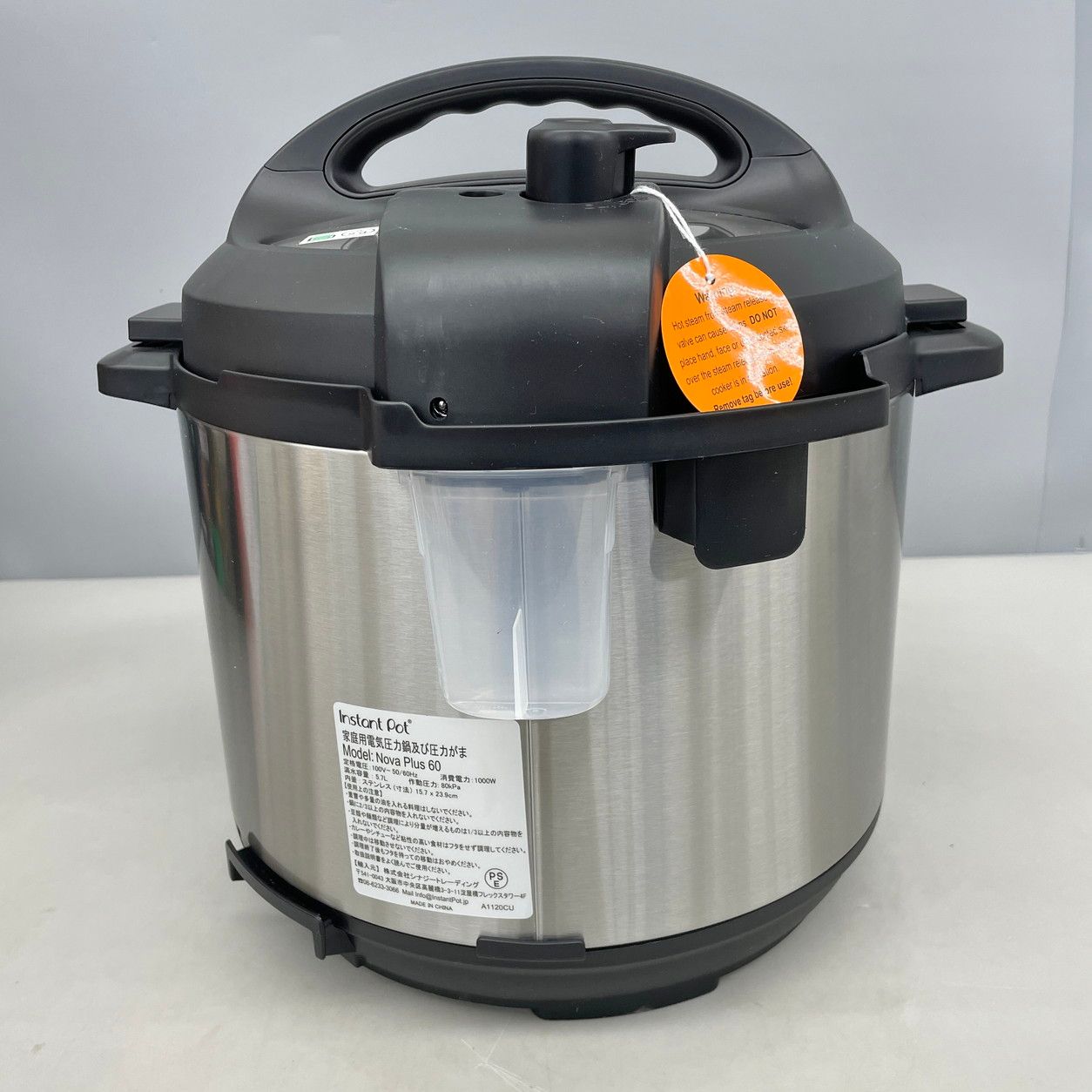 InstantPot Nova Plus 60 電気圧力鍋 5.7L 説明書付き instant pot