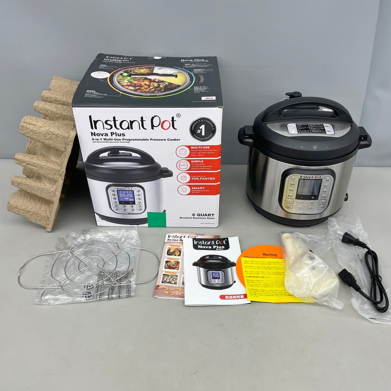 Instant Pot 電気圧力鍋 Nova Plus 60 【公式ショッピングサイト】