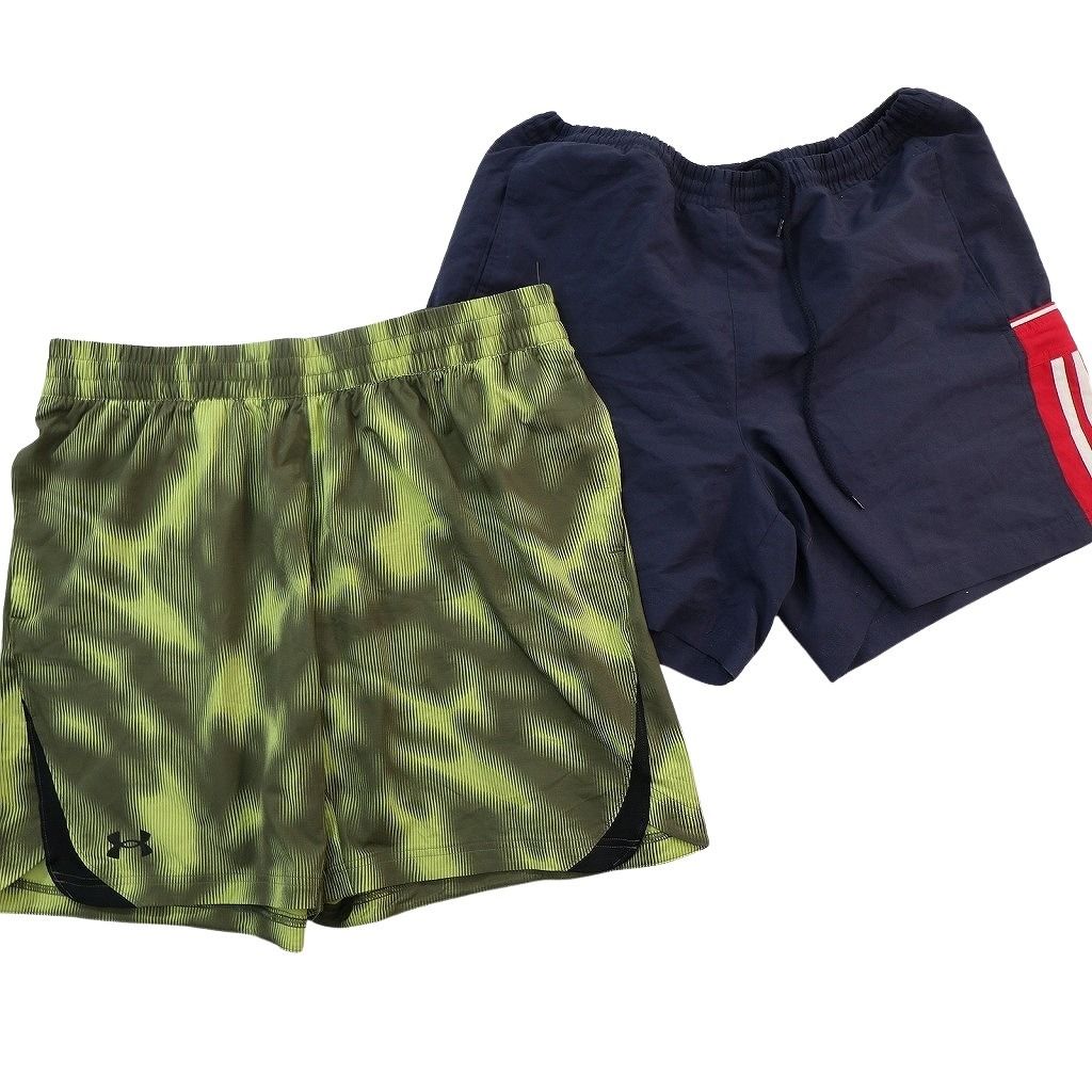 古着卸 まとめ売り スポーツブランドMIX ショートパンツ 8枚セット ( メンズ XL ) チャンピオン アディダス リーボック 中古 古着 NE6562