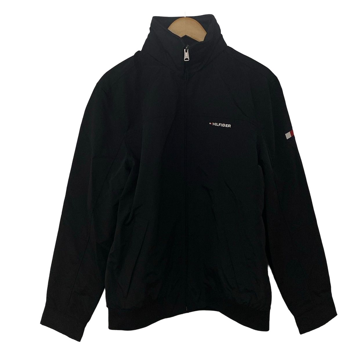 TOMMY HILFIGER(トミーヒルフィガー) ブルゾン サイズL/G L メンズ美品 - 黒 長袖/ジップアップ/春/秋