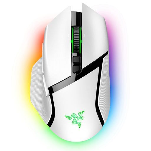 RazerレイザーBasiliskV3ProWhiteゲーミングマウスワイヤレスBluetooth無線接続FocusPro30Kオプティカルセンサー30000DPI第3世代オプティカルマウススイッチ