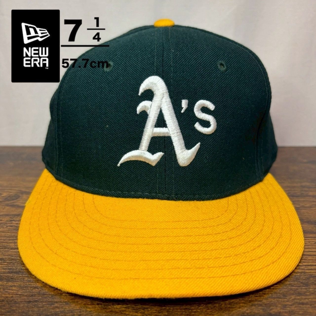 J91 ニューエラ 59 アスレチックス MLB usa製 ヴィンテージ1300