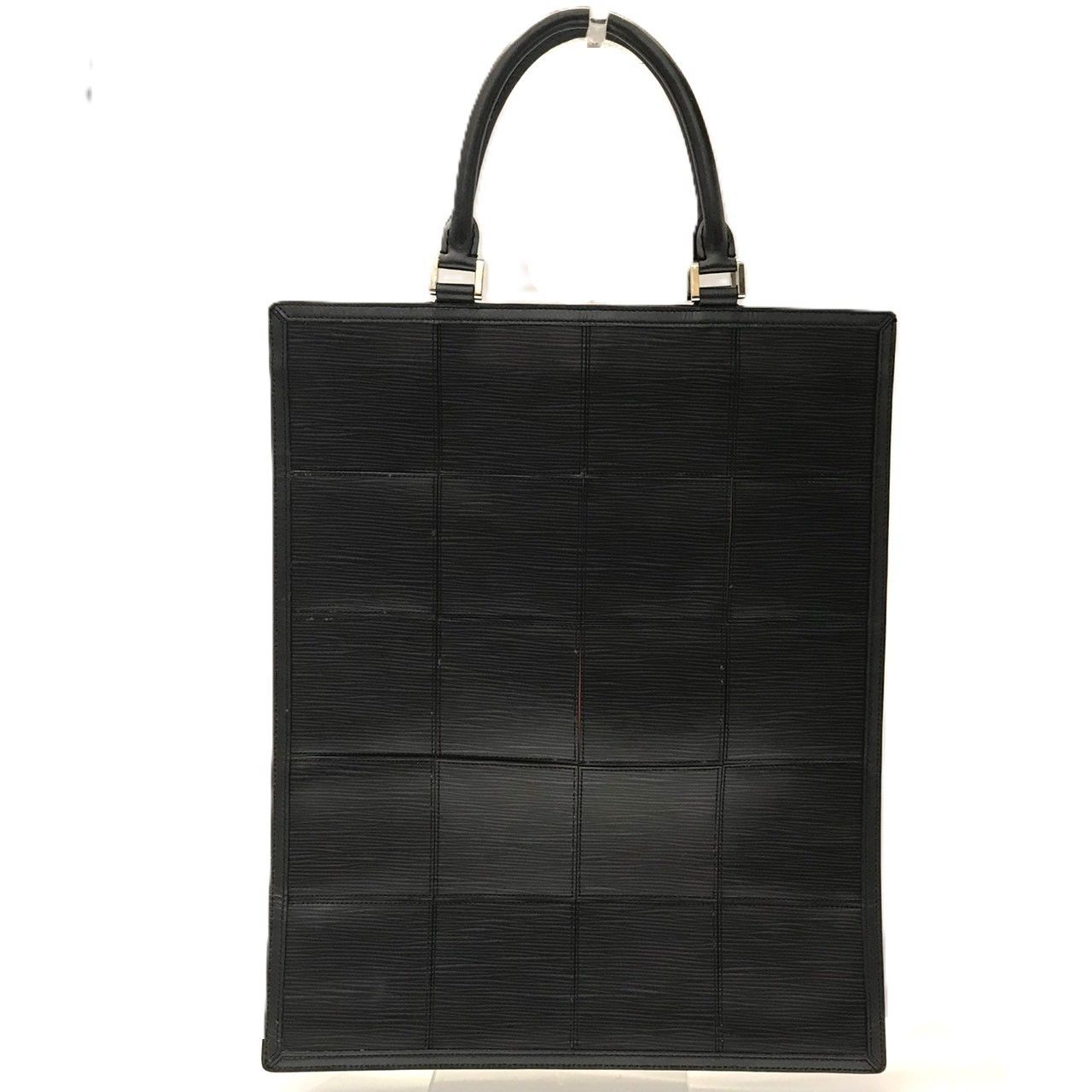 ルイヴィトン エピ ストレッチ シルバーフィズ フラット トートバッグ メンズ ブラック M54622 LOUIS VUITTON ABランク 中古
