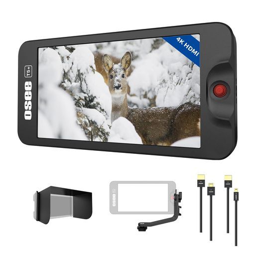 【PSE認証取得】OSEET5+5.5インチカメラモニタービデオモニター1000nits3DLUTのサポートIPSFHD1920x10804KHDMI出力/入力信号一眼レフカメラ用 15,854円