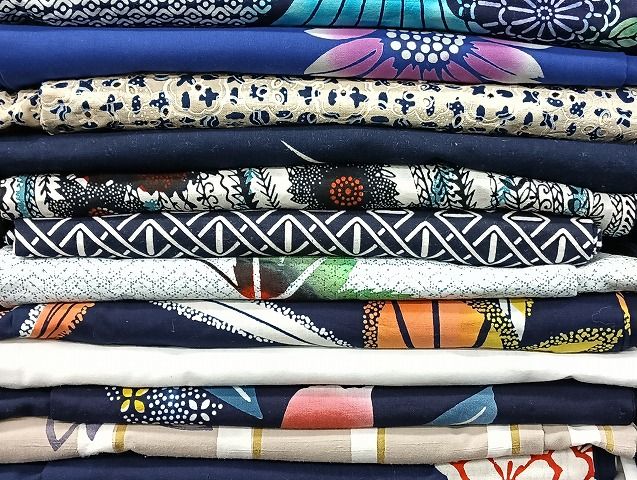 平和屋着物■浴衣 まとめて 45点 向日葵 花柄 型染め など 着用可能多数 未使用品あり mmm1091