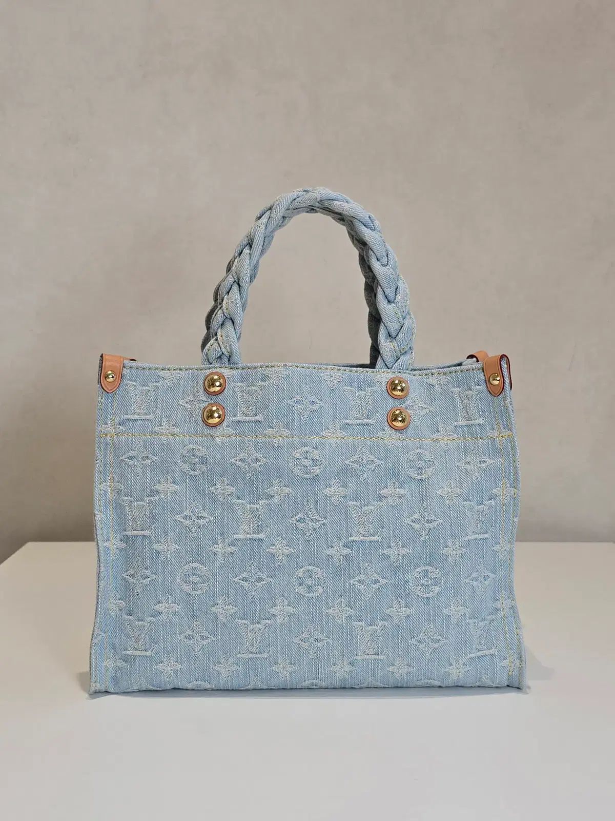 ラックスオール Louis Vuitton ルイヴィトン 렛 ゴー PM スカイ デニム 24年式 トートバッグ M24897