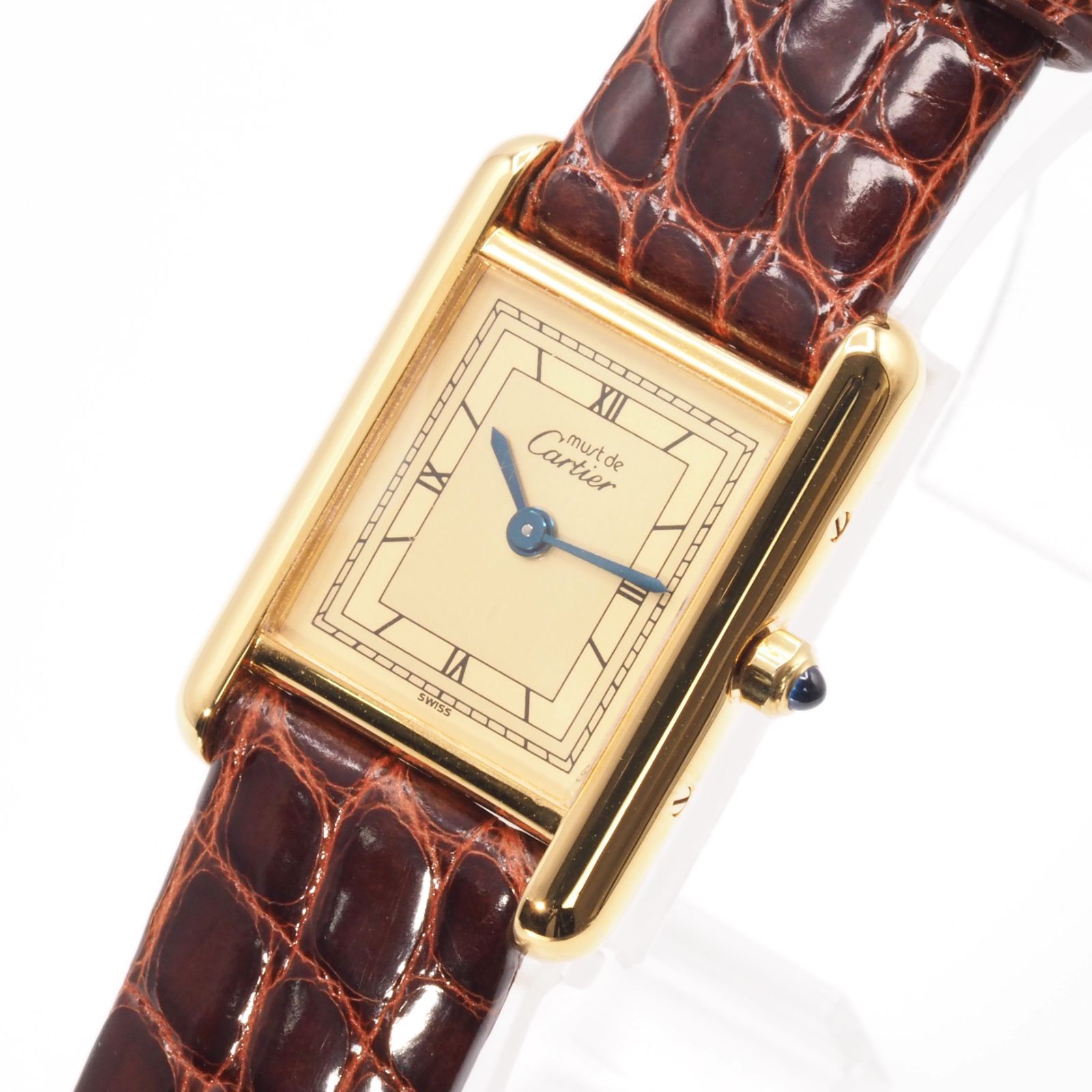 Cartier カルティエ マストタンク SM ゴールド Ref.366001 