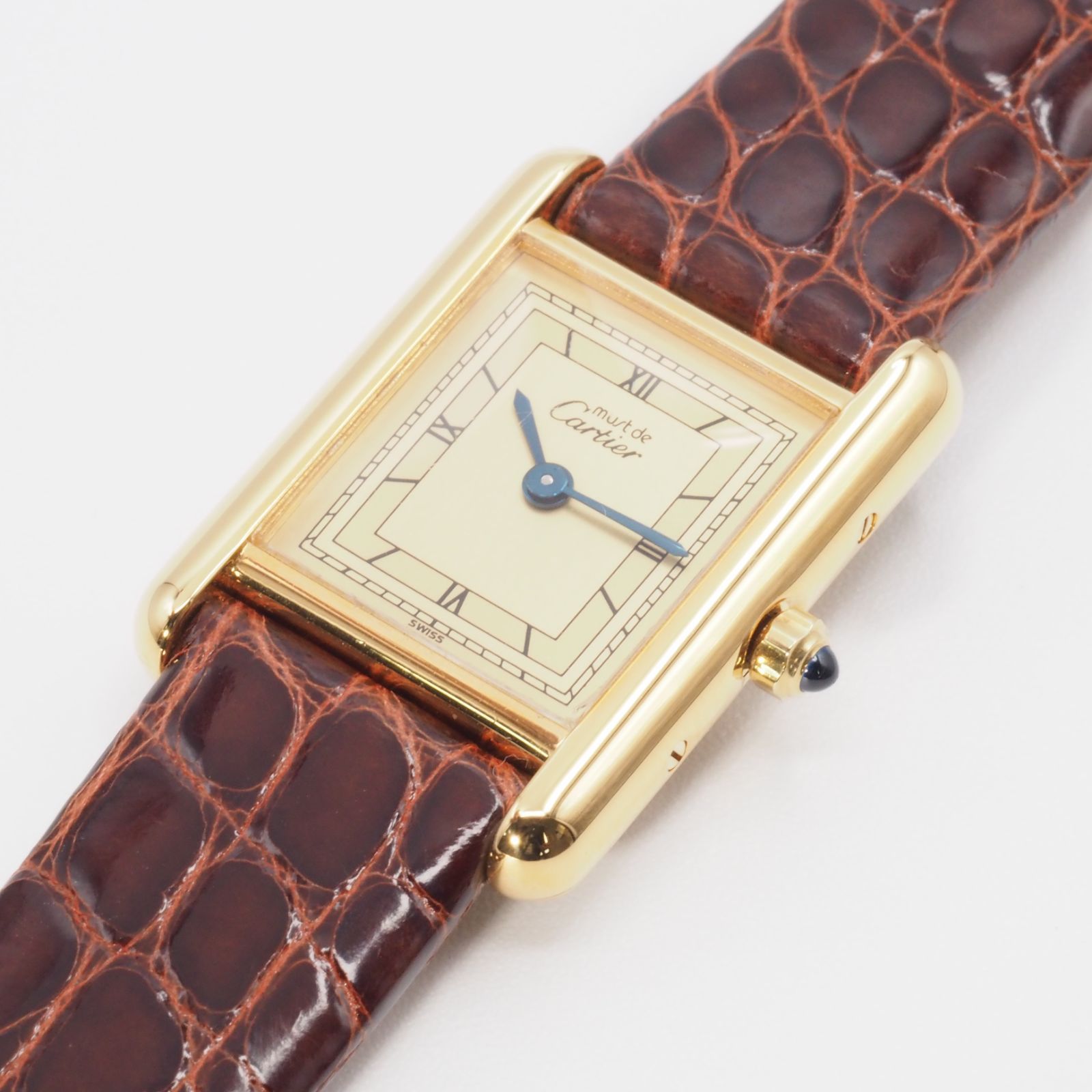 Cartier カルティエ マストタンク SM ゴールド Ref.366001 
