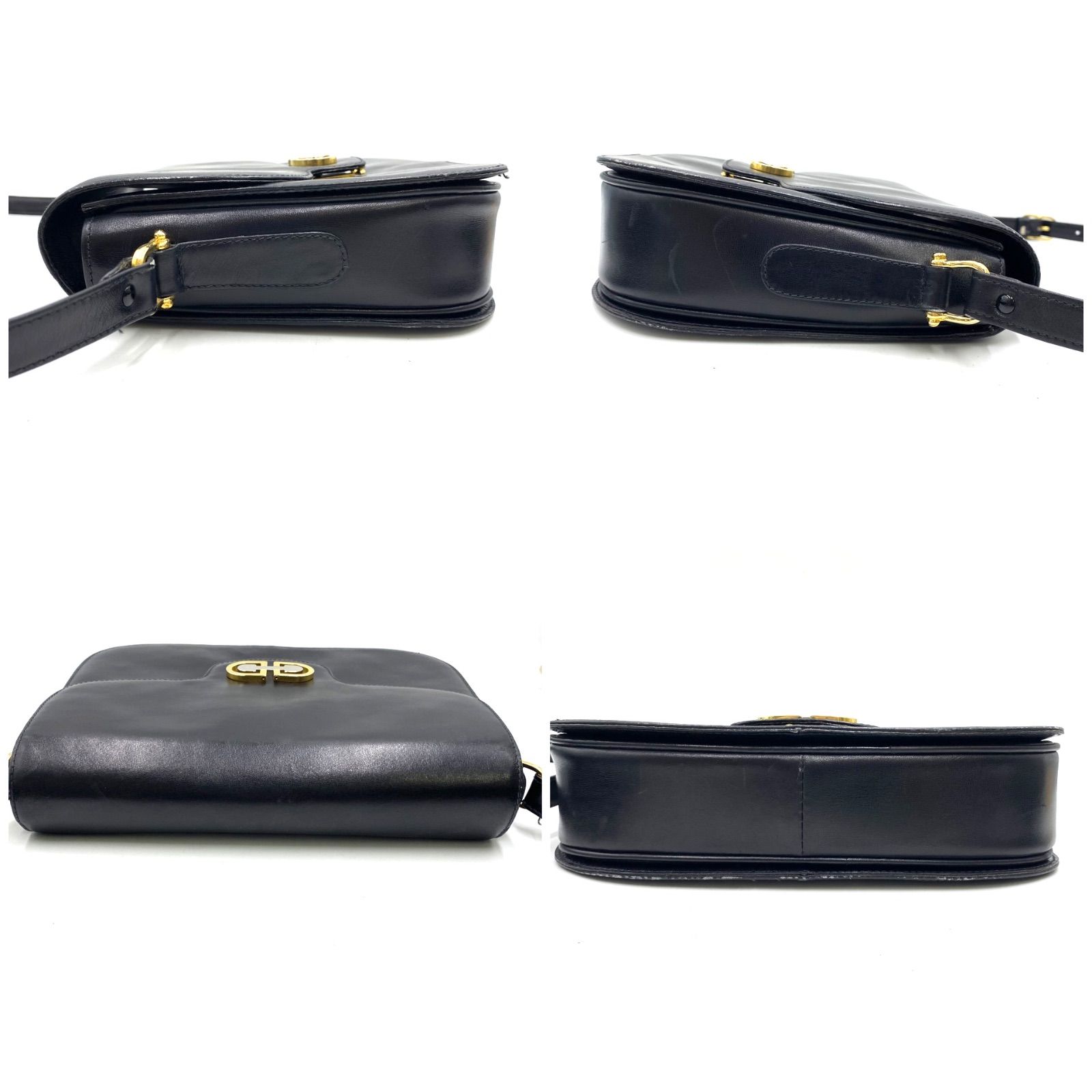 希少！ GUCCI グッチ オールドグッチ レザー ショルダーバッグ ワン 