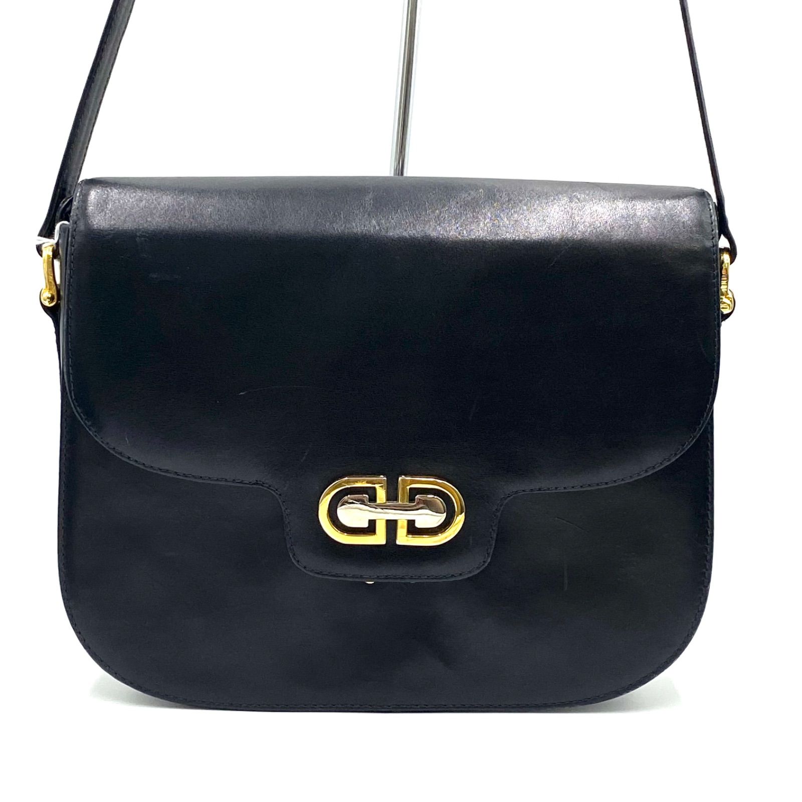 希少！ GUCCI グッチ オールドグッチ レザー ショルダーバッグ ワン 