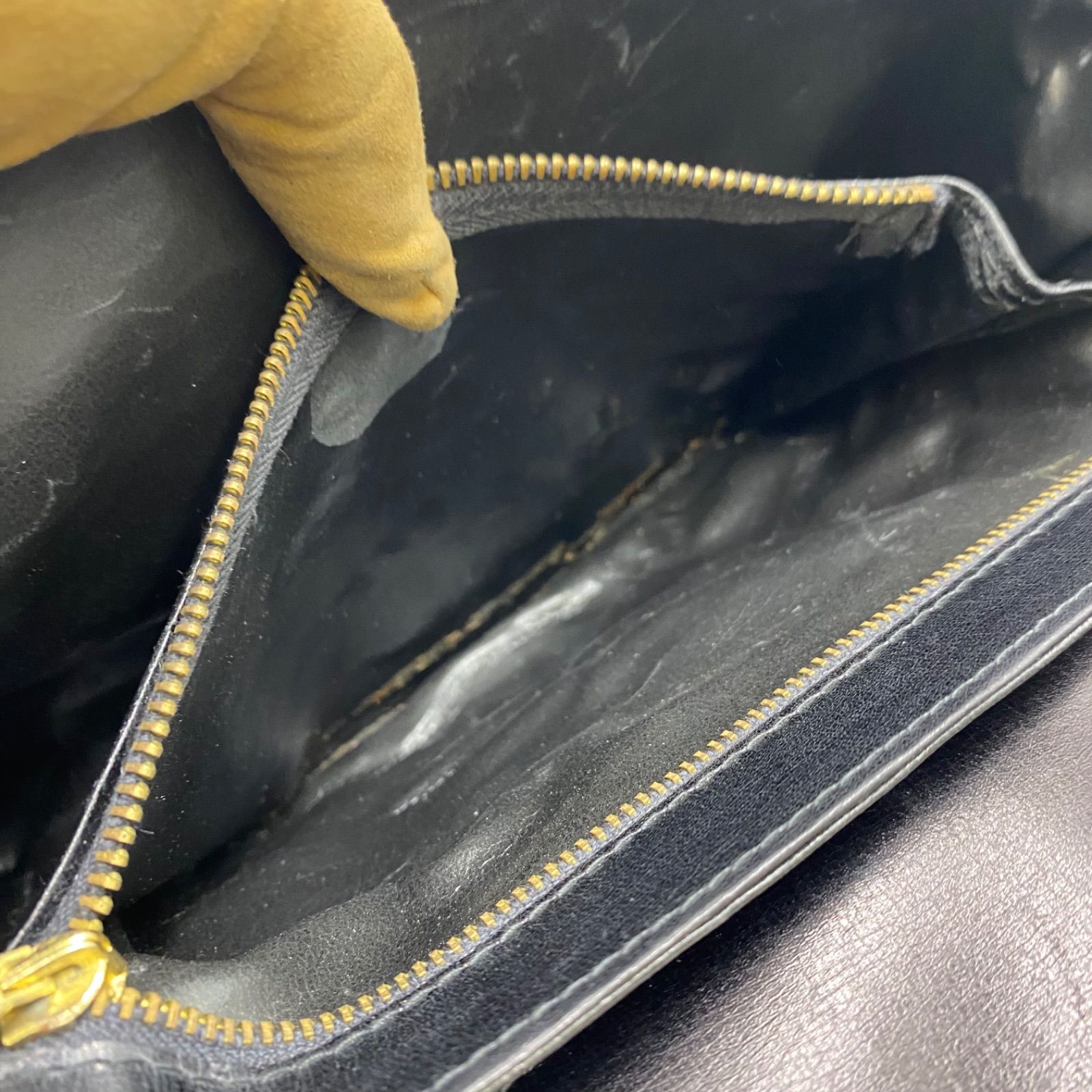 希少！ GUCCI グッチ オールドグッチ レザー ショルダーバッグ ワン 