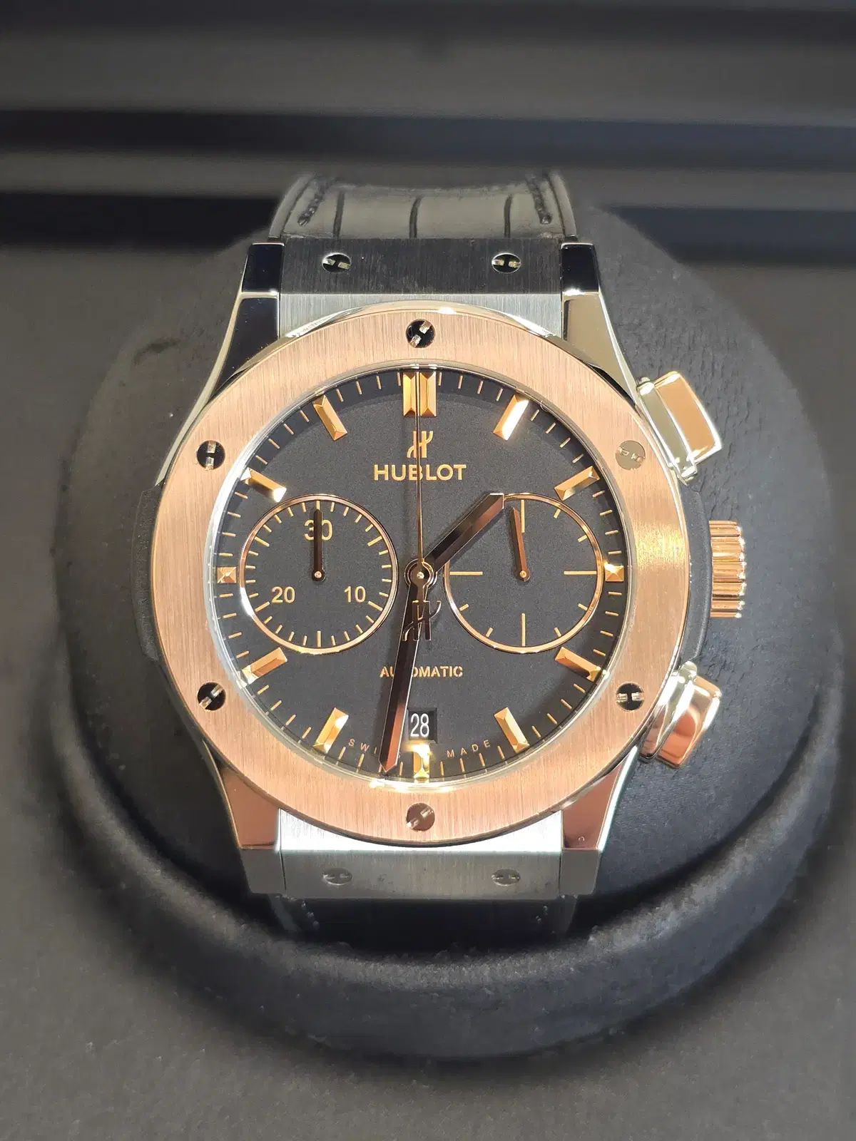 ラックスオール HUBLOT ウブロ Classic ヒュージョン クロノ 時計 521 NO 1181 LR