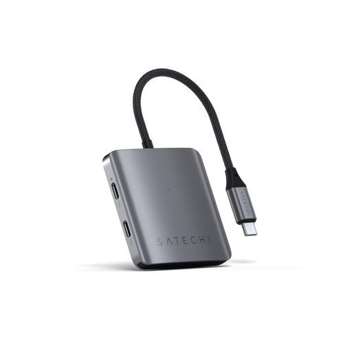 SATECHIUSB-Cハブ4in1マルチポートアダプター100W急速充電USB3.210Gbps高速データ転送変換器アルミ製、MacBook、iPad、Windows、Surface、ThinkPad対応(映像出力なし)