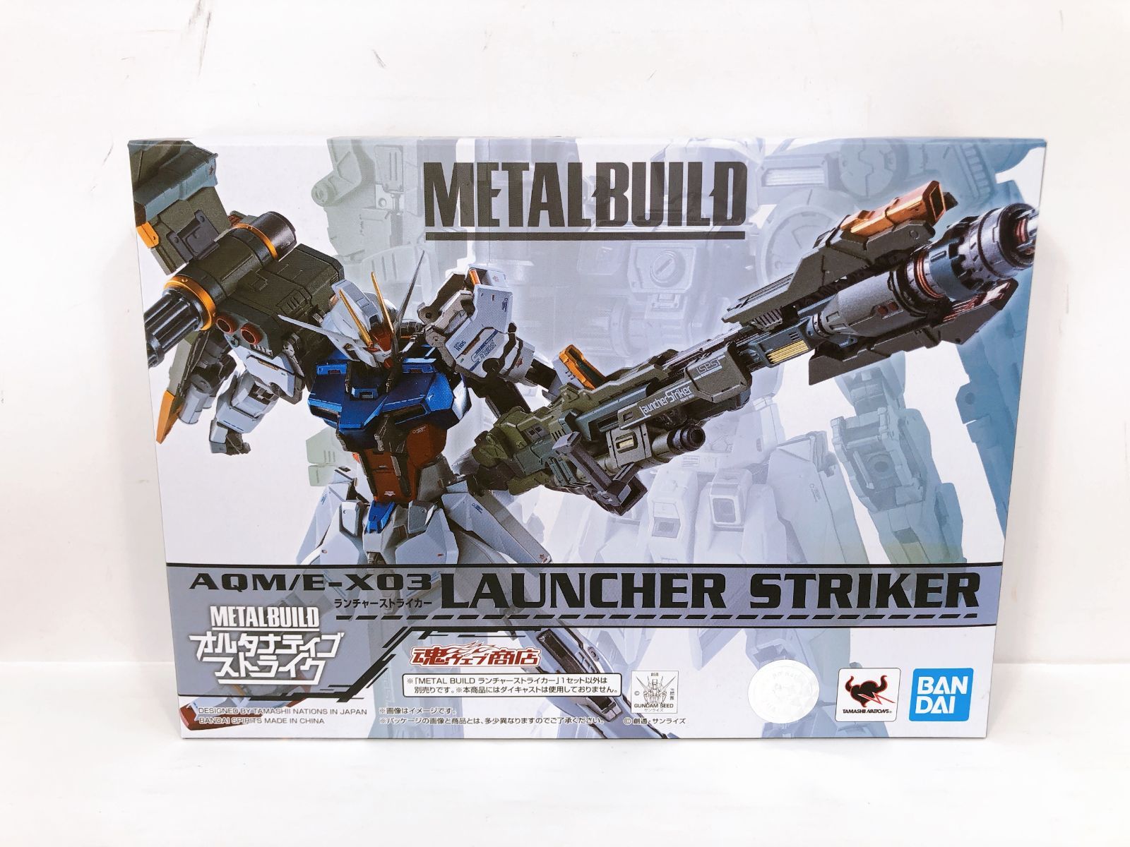 METAL BUILD 機動戦士ガンダムSEED ランチャーストライカー　箱ヤケあり