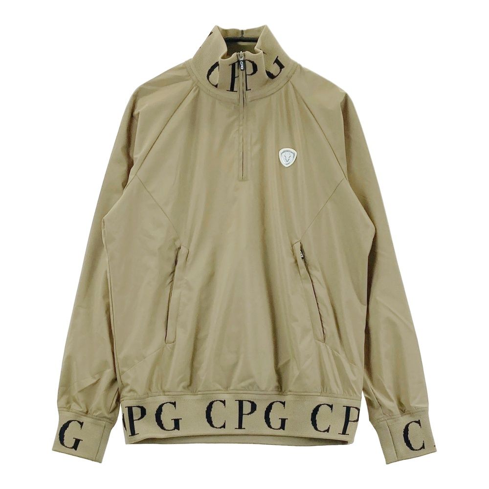 サイズ：2 CPG GOLF シーピージーゴルフ 1103-24129 ハーフジップ スニード ベージュ系 [240101676026] ゴルフウェア レディース ストスト