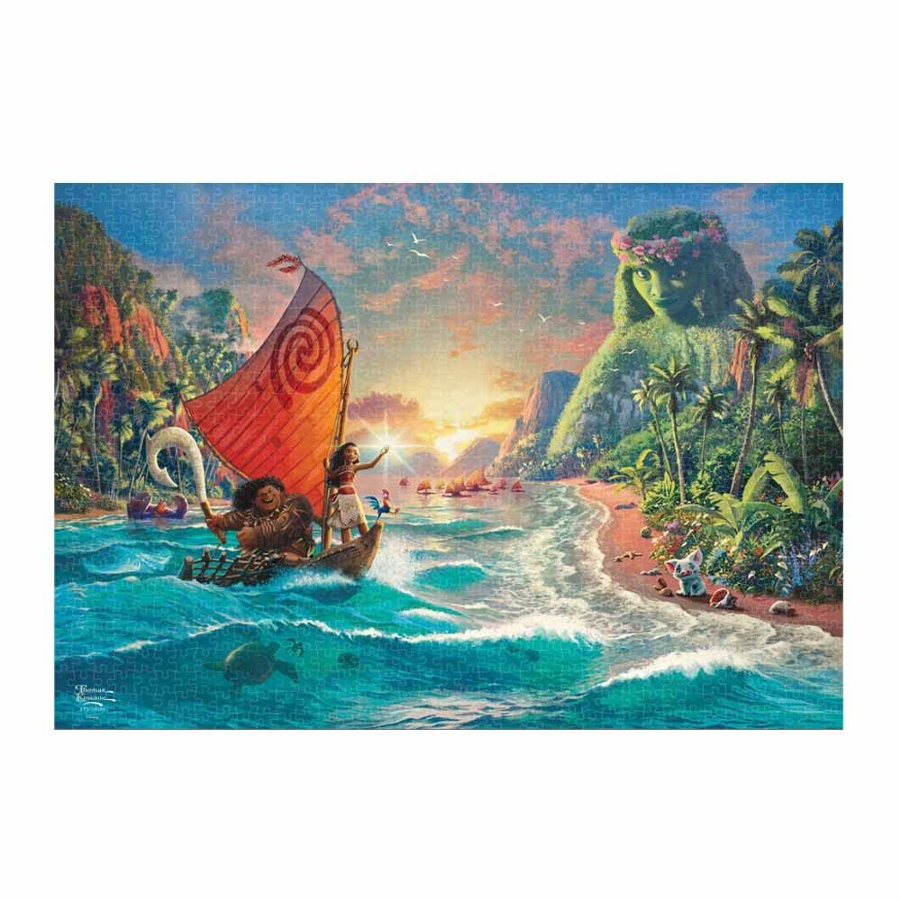 テンヨー(Tenyo) 【日本製】 1000ピース ステンドアート ジグソーパズル ディズニー Moana (51.2x73.7cm) DS-1000-778 サービスカード付き