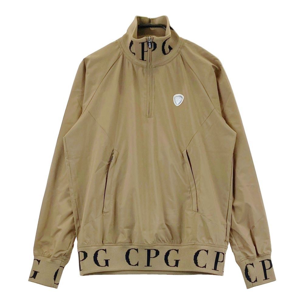 サイズ：1 CPG GOLF シーピージーゴルフ 1103-24129 ハーフジップ スニード ベージュ系 [240101676027] ゴルフウェア レディース ストスト