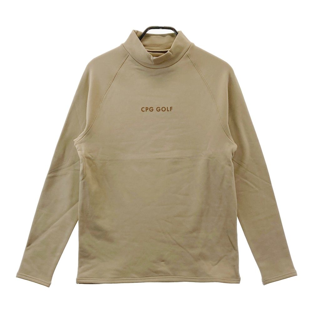 サイズ：2 CPG GOLF シーピージーゴルフ 2109-25285 長袖モックネックTシャツ ベージュ系 [240101676443] ゴルフウェア メンズ ストスト