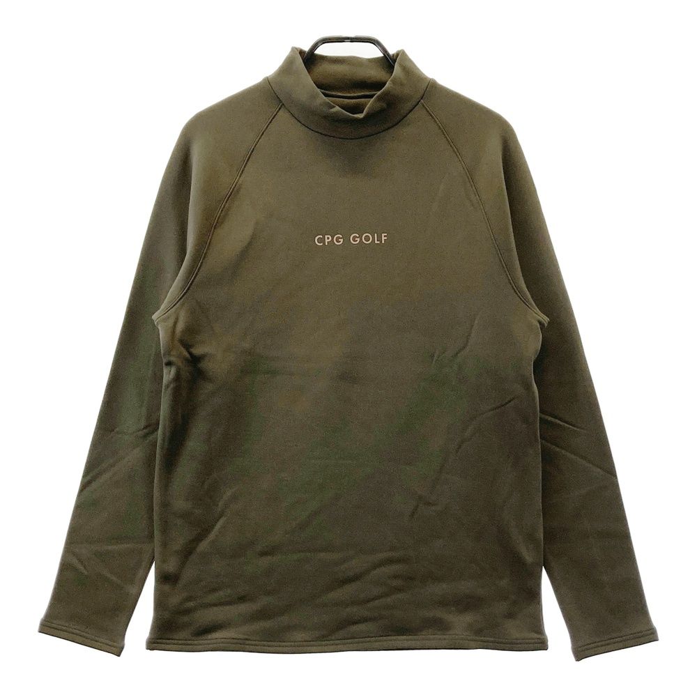 サイズ：3 CPG GOLF シーピージーゴルフ 2109-25285 長袖モックネックTシャツ カーキ系 [240101676446] ゴルフウェア メンズ ストスト