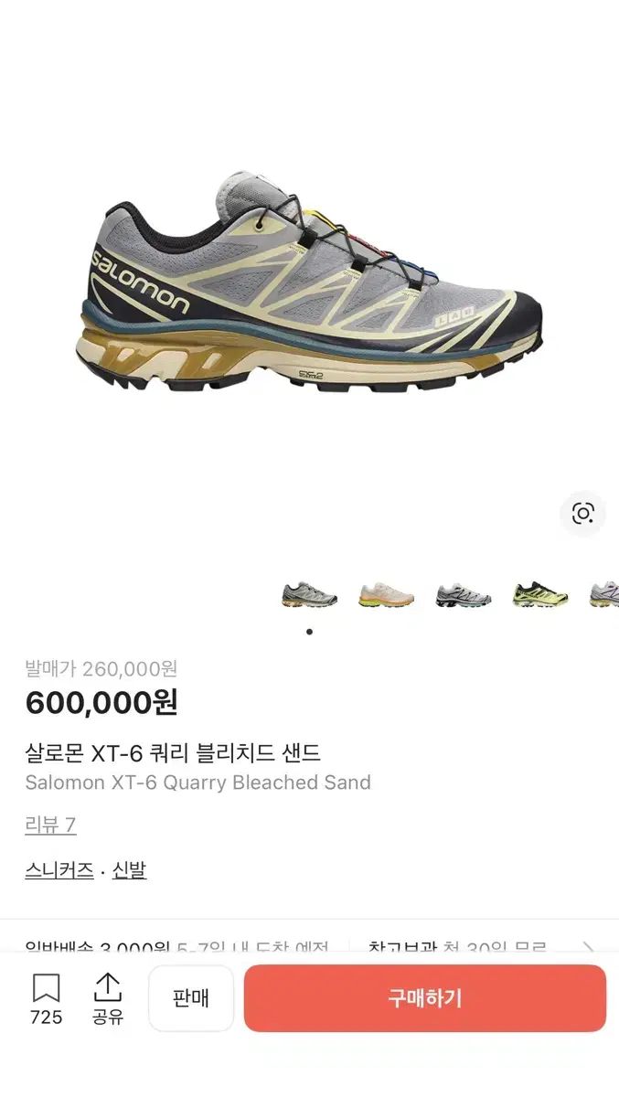 230 SALOMON サロモン XT-6