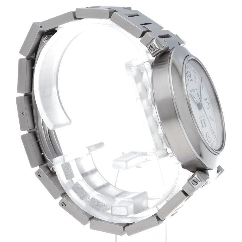 カルティエ Cartier パシャC ビッグデイト W31044M7 ホワイト ステンレススチール 自動巻き レディース 腕時計 カルティエ Cartier パシャC ビッグデイト W31044M7 ホワイト
