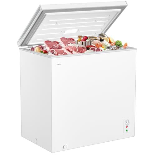 SAMKYO 冷凍庫 200L 上開き式 業務用 家庭用 チェストフリーザー 急速冷凍-28℃ 8段階温度調節 バスケット2個付き 大容量 コンパクト 静音設計 セカンド冷凍庫 冷凍ストッカー ZC200 ホワイトwb dfcc00a6