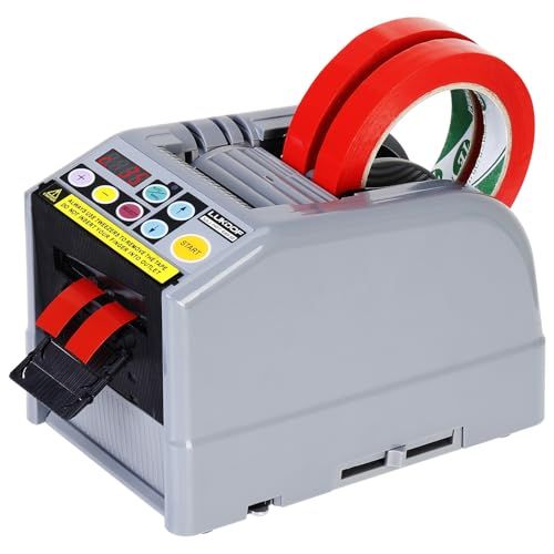 自動・電動テープカッター マスキングテープ対応 テープディスペンサー 業務用大巻／小巻両用 テープ長さ設定可能 コンパクト設計 物流 保管 梱包用 工場用 作業効率 UP 日本国内仕様 日本語マニュアル付くwb b3be1293