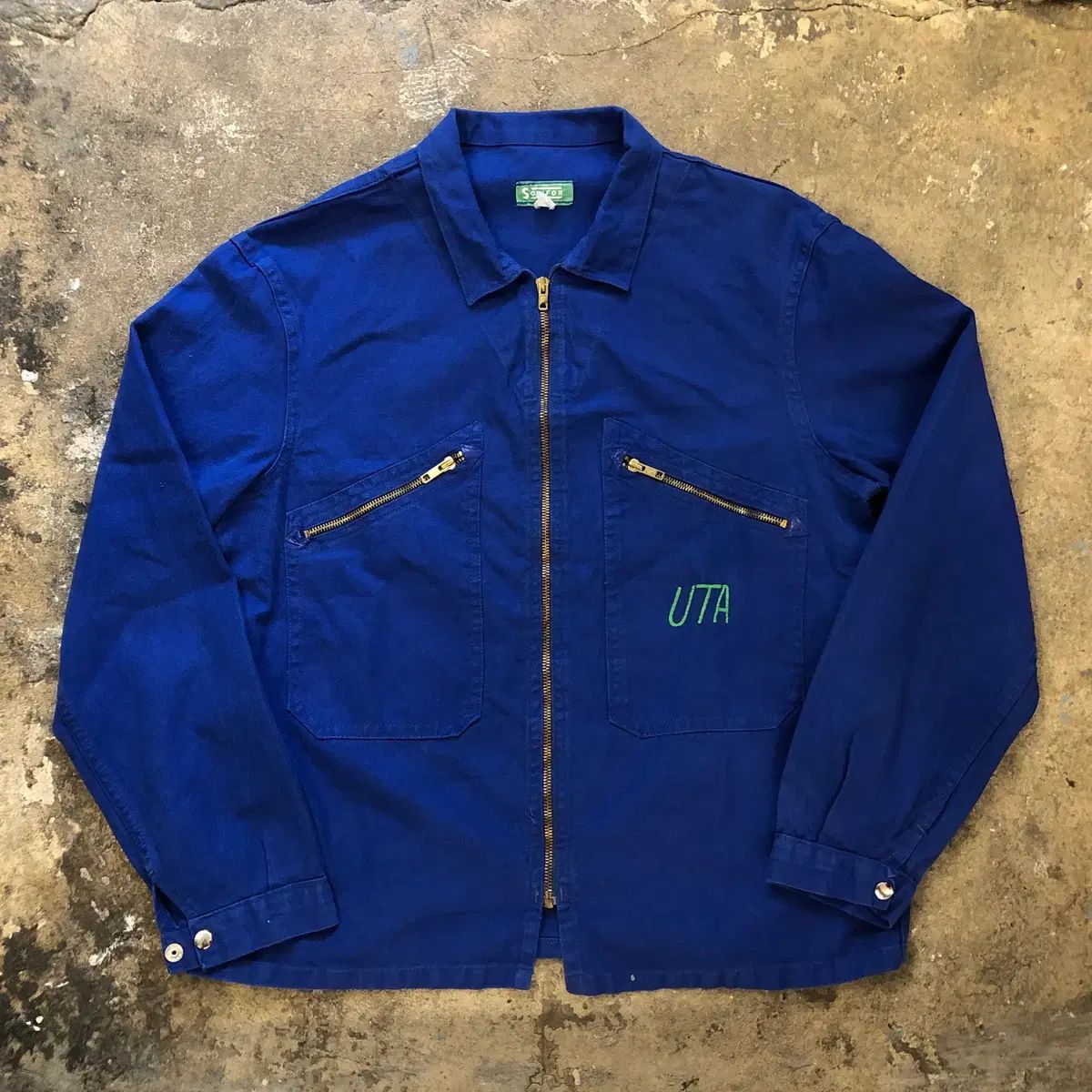 中古 70s French cycling jacket-L