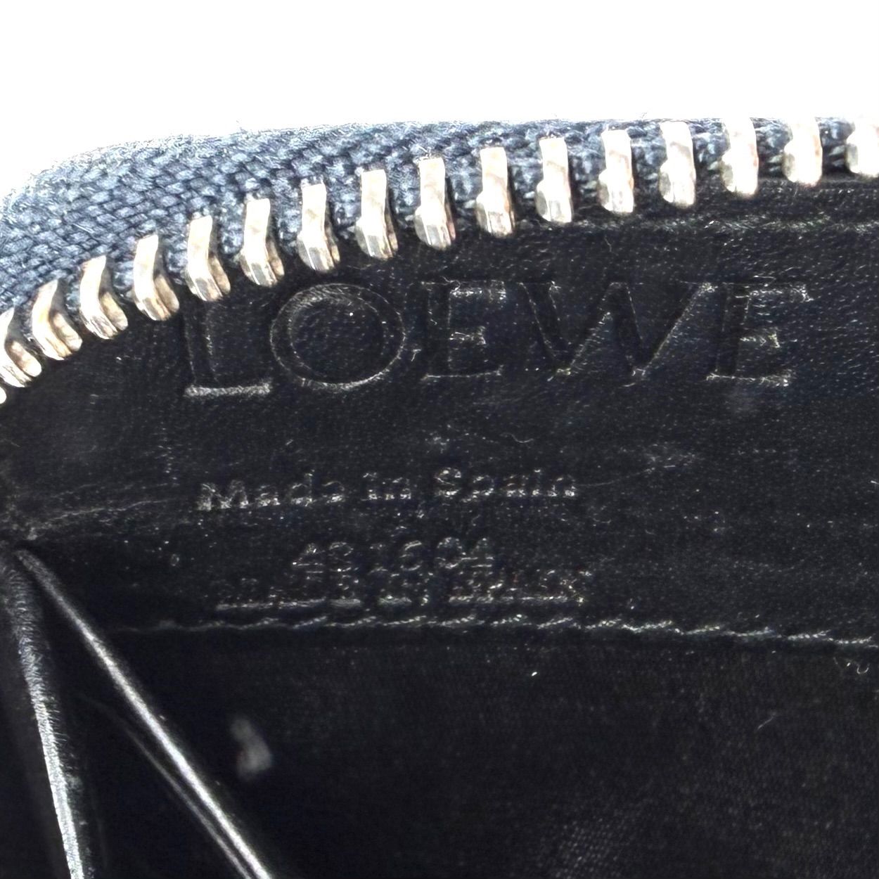 良品】LOEWE ロエベ 長財布 アナグラム リピート ロゴ ラウンド