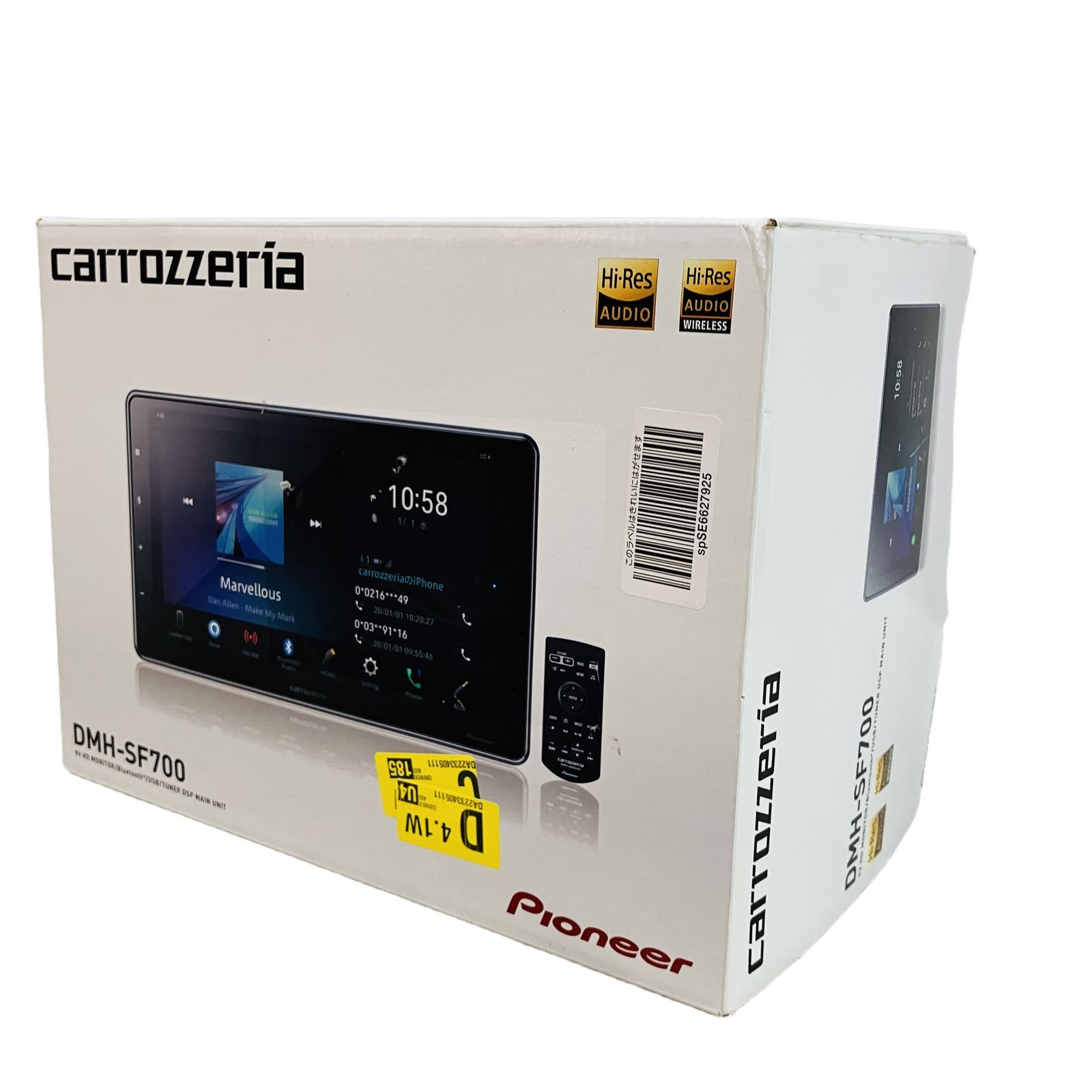 Pioneer DMH-SF700 カロッツェリア 9型 フローティング カーオーディオ 2020年モデル パイオニア 未使用 C11210719