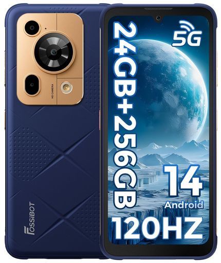 FOSSiBOTF112Pro5GスマホSIMフリースマートフォン本体Android14スマホ本体24GBRAM+256GBROM1TB拡張可能7150mAhバッテリータフネススマホ6.88インチHD+IPS大画面