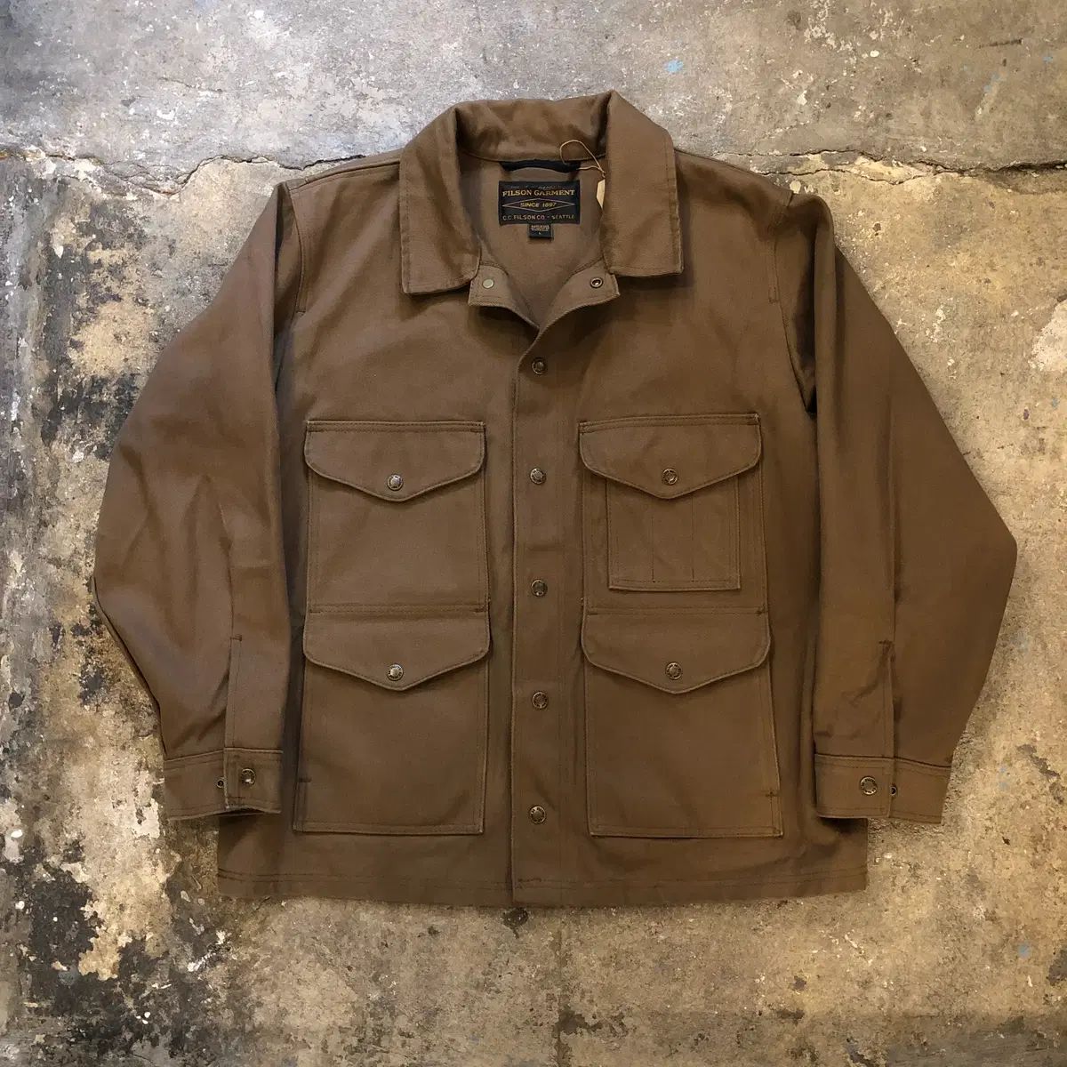 中古 Filson twill cruiser jacket - L