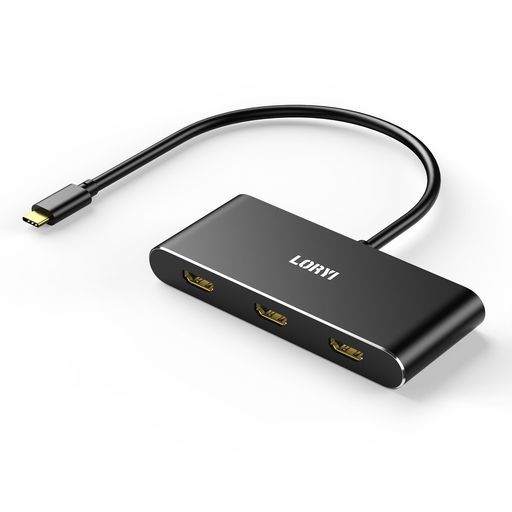 USBCHDMI変換アダプターMSTハブ3ポートシングル4K144Hzトリプル4K@60HzDPAlt1.4スプリッターモニターhdmi分配器拡張モード対応HDMI拡張Windowsのみ
