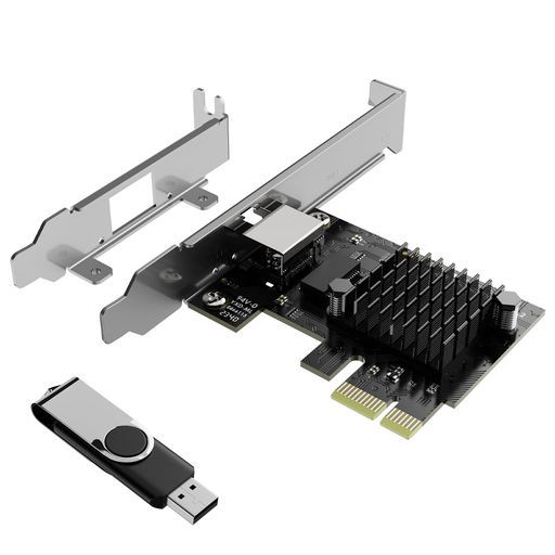 WAVLINK5GBase-TLANカードPCIEネットワークカード、5000/2500/1000MbpsPCIExpressイーサネットアダプター、RTL8126搭載、Windows11/10およびLinux用5G