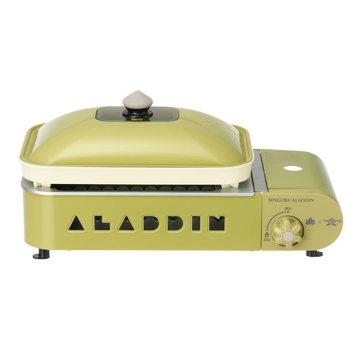 ロゴス(LOGOS) LOGOS×SENGOKU ALADDIN ポータブル ガス ホットプレート プチパン-BC 81060015