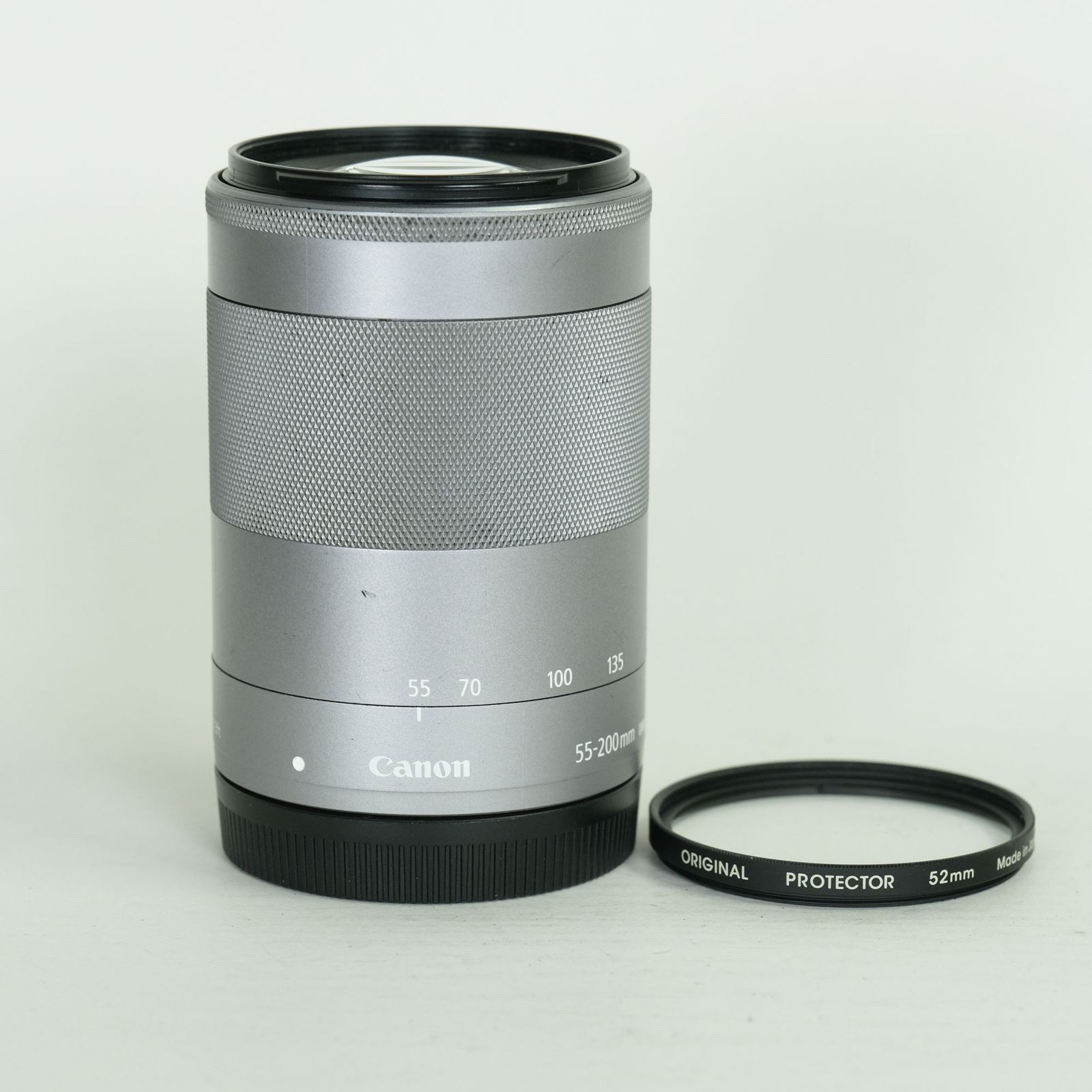 [並品 | フィルター付] Canon EF-M55-200mm F4.5-6.3 IS STM シルバー | Canon EF-Mマウント