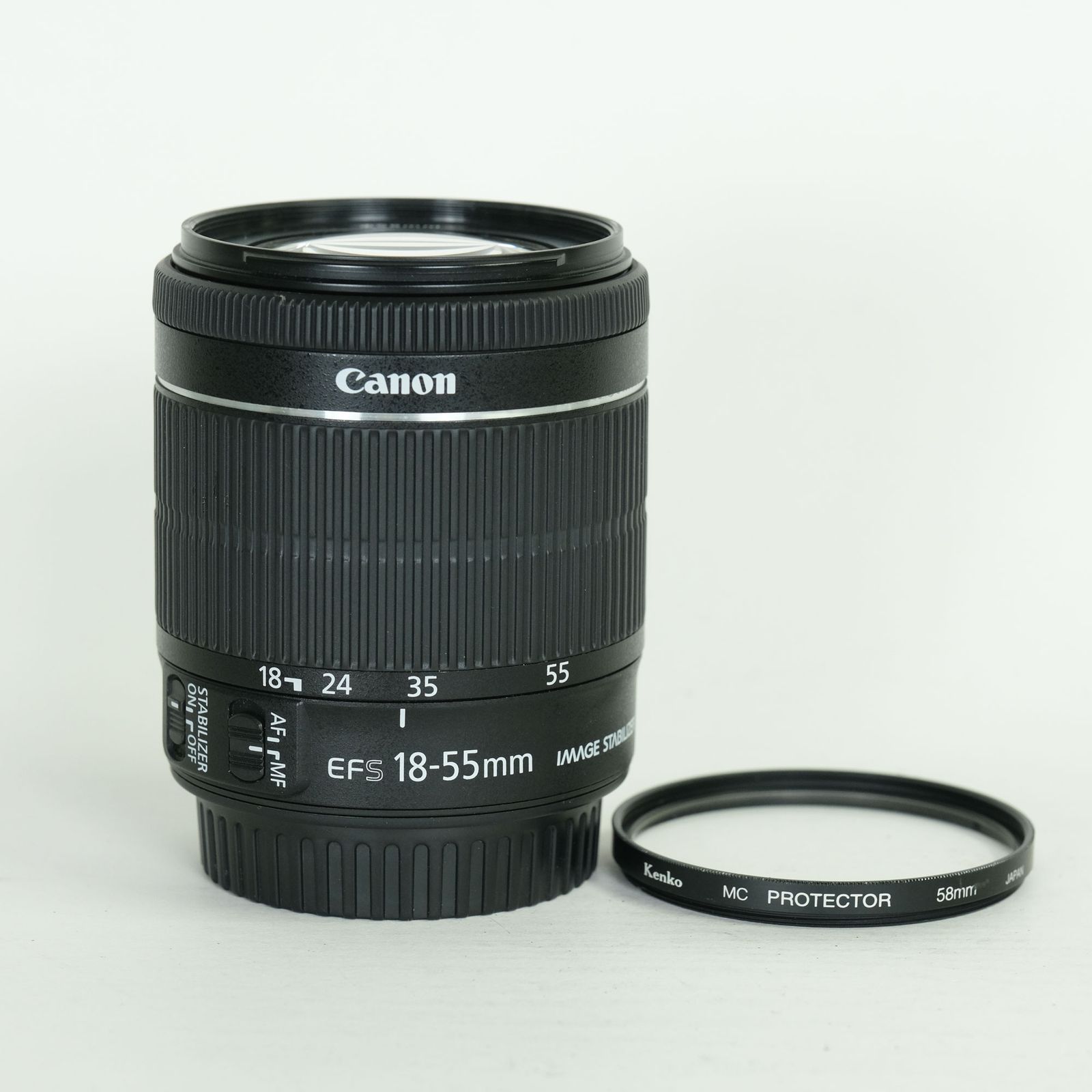 [良品 | フィルター付] Canon EF-S18-55mm F3.5-5.6 IS STM | Canon EF-Sマウント