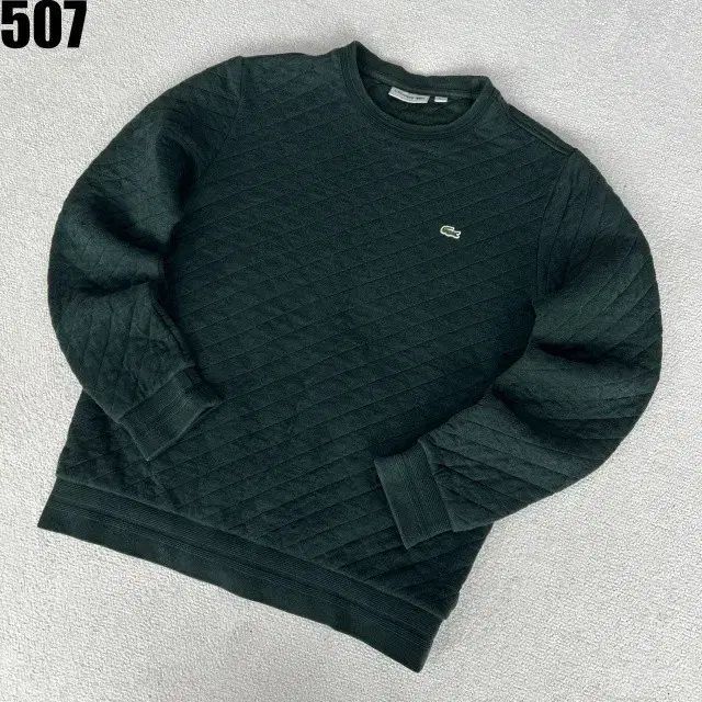 ラコステ キルティング スウェット DARK GREEN