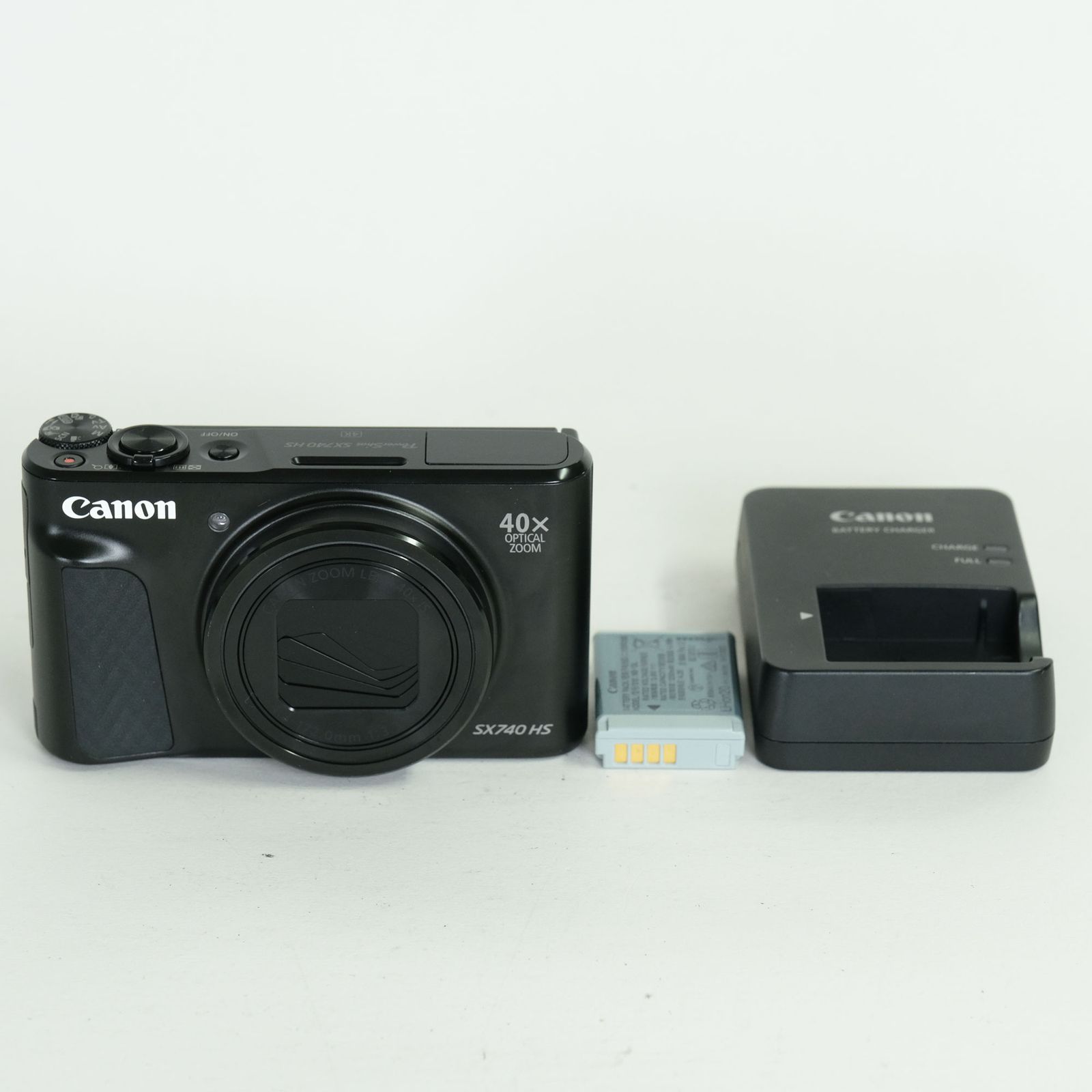 [並品] Canon PowerShot SX740 HS ブラック | コンパクトデジタルカメラ
