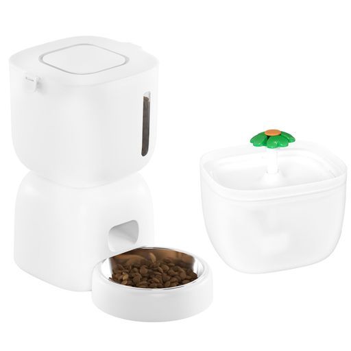 ベストアンサーpenefa自動給餌器自動給水器セット元気もりもりごきげんフィー太自動餌やり機ホワイト3Lタイマー設定1日4回音声録音健康管理縦置き型犬猫ステンレス皿オートペットフィ…