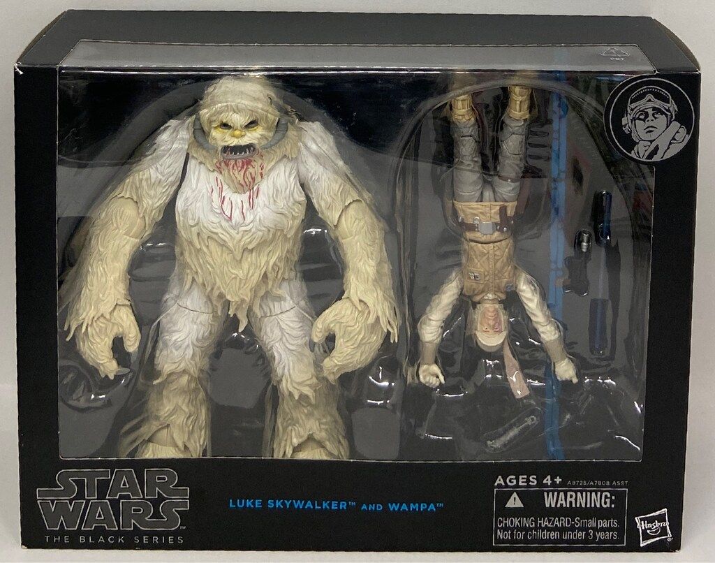 HASBRO THE BLACK LUKE SKYWALKER AND WAMPA 6インチ
