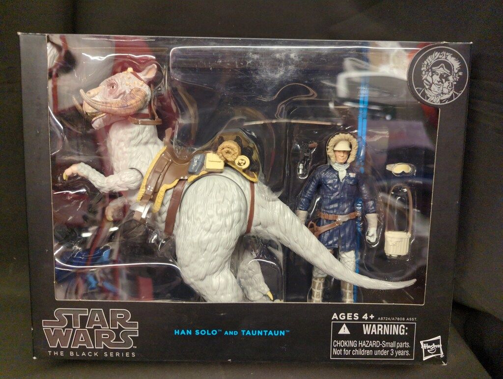 HASBRO THE BLACK HAN SOLO AND TAUNTAUN 6インチ